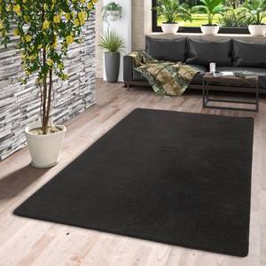 Trend Velours Teppich Joy Schwarz - 80 x 320 cm