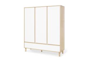 Kleiderschrank Flow Braun - Holzwerkstoff - 155 x 185 x 55 cm