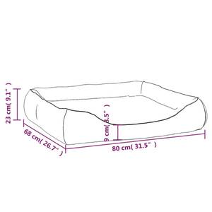 Hundebett 3006177 Dunkelblau - 80 x 23 x 68 cm