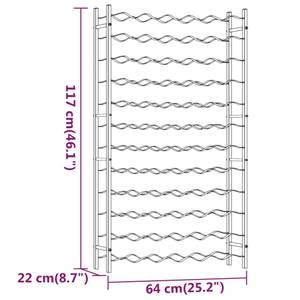 Casier à bouteilles 3006343 Blanc - Hauteur : 117 cm