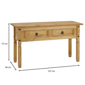 Konsolentisch SALSA Massivholz - Holzart/Dekor - 127 x 73 x 48 cm