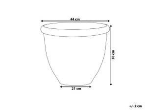 Outdoor Blumentopf TESALIA Durchmesser: 44 cm - 1er Set