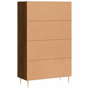 Highboard DE6981 Eiche Schwarzbraun Dekor