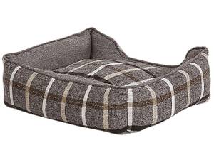 Lit pour animal HOZAT Marron - Gris - Fibres naturelles - 60 x 15 x 60 cm