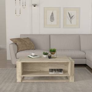 Couchtisch Granit Optik Beige - Holzwerkstoff - 107 x 41 x 60 cm