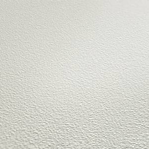 Strukturtapete aus Vlies Überstreichbar Weiß - Kunststoff - Textil - 53 x 1005 x 1 cm