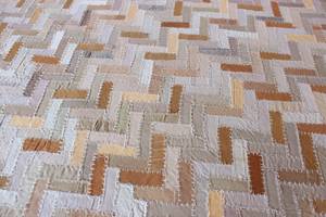 Handgefertigter Teppich Wüstenberge Beige - Textil - 160 x 230 x 1 cm