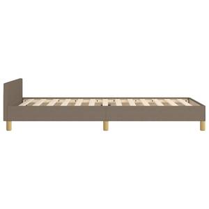 Bettgestell mit Kopfteil 3016044-1 Taupe - 83 x 203 cm