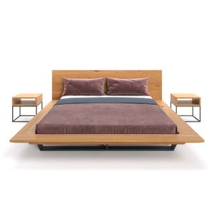 Loft-Bett Nova aus Massivholz und Metall 180 x 200 cm