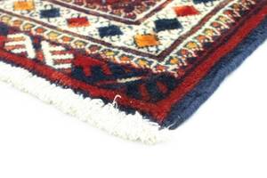 Turkaman - 91x70cm Rot - Naturfaser - 70 x 1 x 91 cm