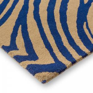 Tapis salon GROOVE Bleu - 140 x 200 cm