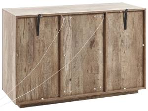 Sideboard MARANA Schwarz - Braun - Holzwerkstoff - 120 x 75 x 42 cm