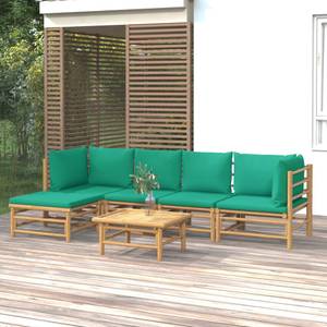 Salon de jardin 3028491-13 (lot de 6) Marron - Vert