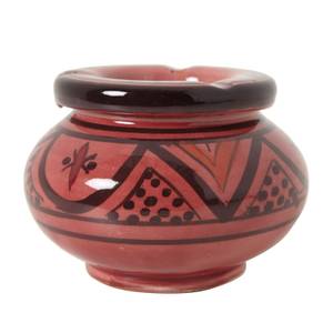 Aschenbecher Keramik Rot