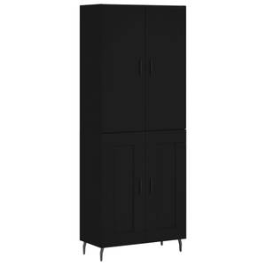 Highboard DE5939 Schwarz - Holzwerkstoff - 34 x 180 x 70 cm