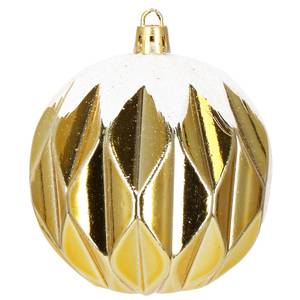 Weihnachtsbaumkugeln 16-teiliges Gold - Kunststoff - 8 x 8 x 8 cm