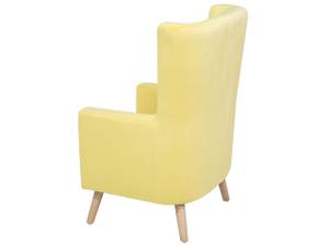 fauteuil à oreilles ONEIDA Chêne clair - Jaune