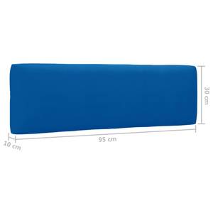 Canapé palette 3016503-5 (lot de 2) Noir - Bleu foncé