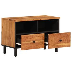 TV-Schrank D508 Braun - Massivholz - 33 x 46 x 70 cm