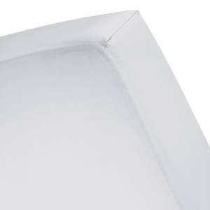 Spannbettlaken - Satin - 80x210cm - Grau Grau - Textil - 80 x 3 x 210 cm