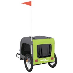 Remorque vélo pour chien 3028770-1 Vert - 64 x 66 x 125 cm