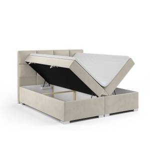 Boxspringbett Doppelbett Norseman Creme - Breite: 160 cm