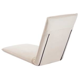 Chaise longue Blanc crème