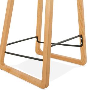 Tabouret De Bar BALTIK Gris - Bois massif - 46 x 88 x 47 cm