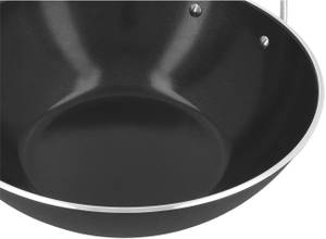 Wok-Pfanne Alu Pro 5 Braun - Naturfaser - 2 x 1 x 30 cm