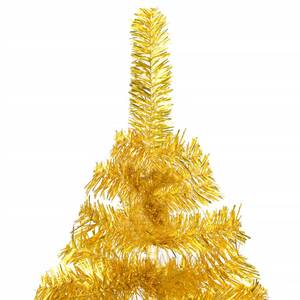 Künstlicher Weihnachtsbaum 3008888_2 Gold - Metall - Kunststoff - 75 x 150 x 75 cm