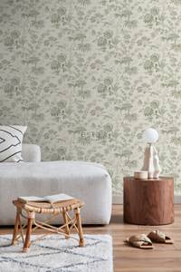 Tapete Blumenmuster 6962 Beige - 53 x 1005 x 1005 cm