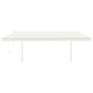 Auvent rétractable 3006684-1 Blanc crème - Profondeur : 500 cm