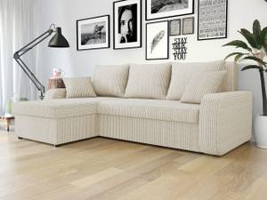 Ecksofa Kris Cord Beige