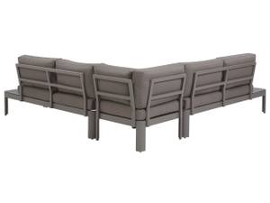 Lounge Set FERENTINO 4-tlg Grau - Metall - 232 x 77 x 65 cm