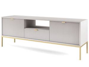 TV-Schrank AMBER Gold - Grau