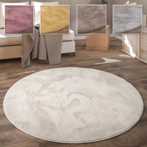 Hochflor-Teppich Soft 380 Creme - 120 x 120 cm