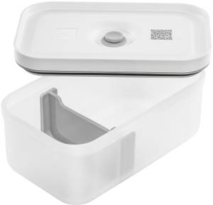 Lunch-Box Fresh & Save Grau - Keramik - 12 x 8 x 1 cm