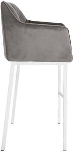 Tabouret de bar Damaso Lot de 2 Blanc