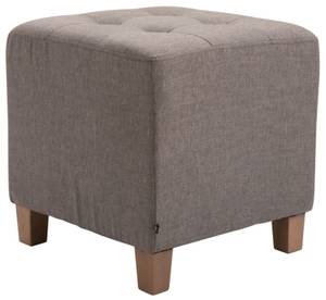 Tabouret bas Pharao Lot de 2 Taupe