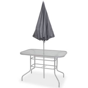 Salle à manger (lot de 8) 43786 Gris - Métal - 70 x 70 x 108 cm