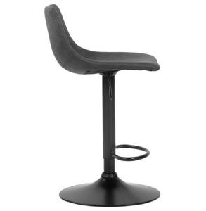 Tabouret De Bar OMALET Noir - Gris