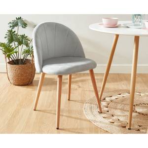 Lot de 2 chaises Roandola Gris lumineux