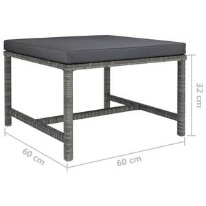 Garten-Lounge-Set (8-teilig) 3009676-22 Anthrazit - Grau