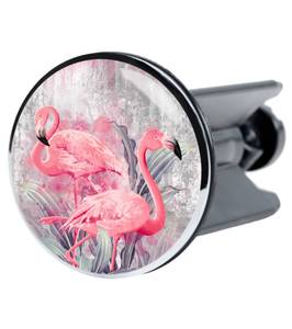 Waschbeckenstöpsel Flamingo 2 Pink - Kunststoff - 4 x 7 x 7 cm