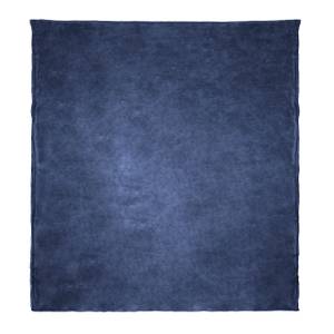 Couverture grande polaire douce plaid Bleu foncé