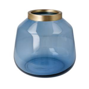 Vase Aurora Blue Blau - Glas - 17 x 16 x 17 cm