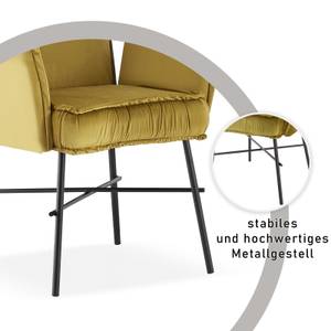 Chaise de salle à manger JÜRGEN Jaune