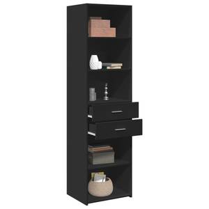 Highboard DE2135 Schwarz - Holzwerkstoff - 43 x 185 x 50 cm