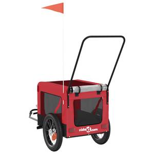 Remorque vélo pour chien 3028772-2 Rouge - 55 x 53 x 120 cm