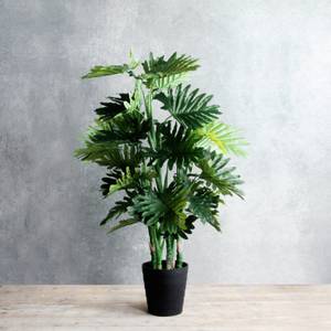 Plante artificielle Philodendron Vert - Matière plastique - 80 x 120 x 80 cm